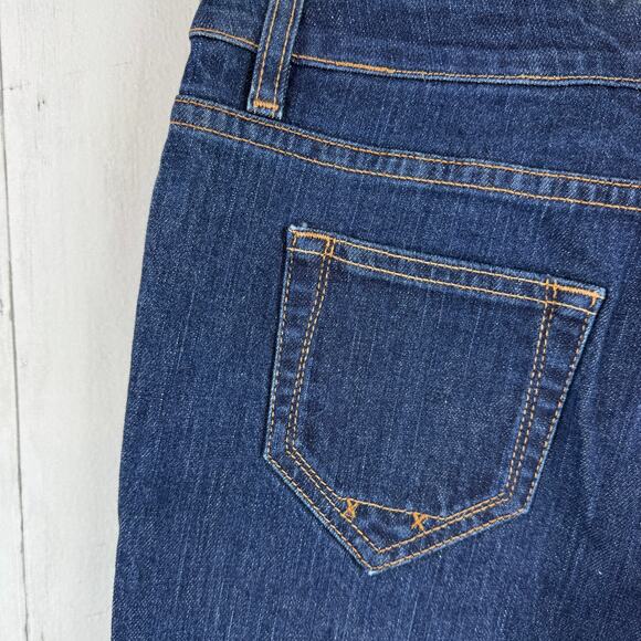 PRADA Dark Blue Stretch Denim Contour Fit Straight Leg High Rise Jeans Size 29 - Picture 6 of 16